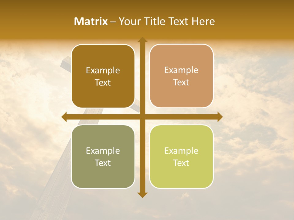 Faith Holy Sky PowerPoint Template