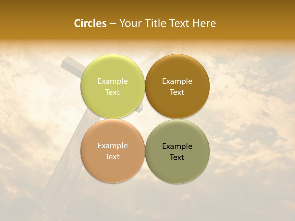 Faith Holy Sky PowerPoint Template