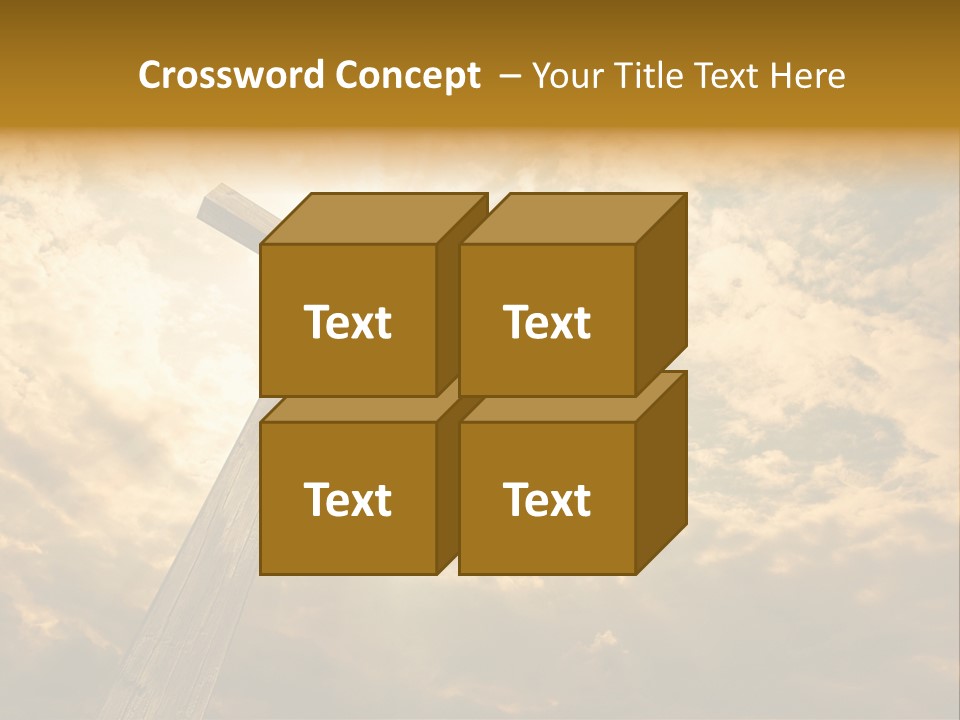 Faith Holy Sky PowerPoint Template