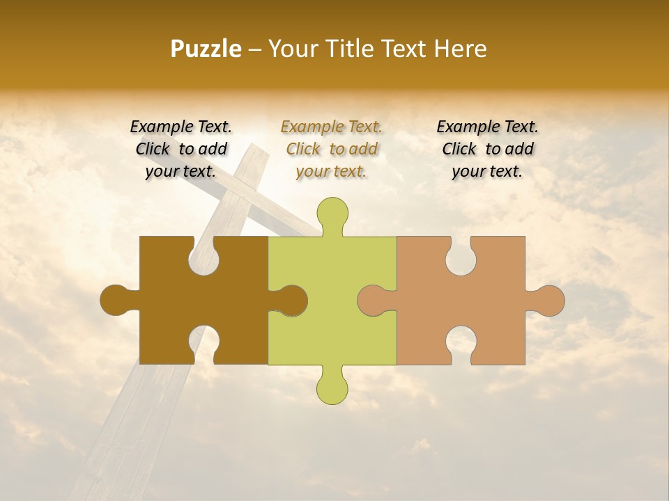 Faith Holy Sky PowerPoint Template