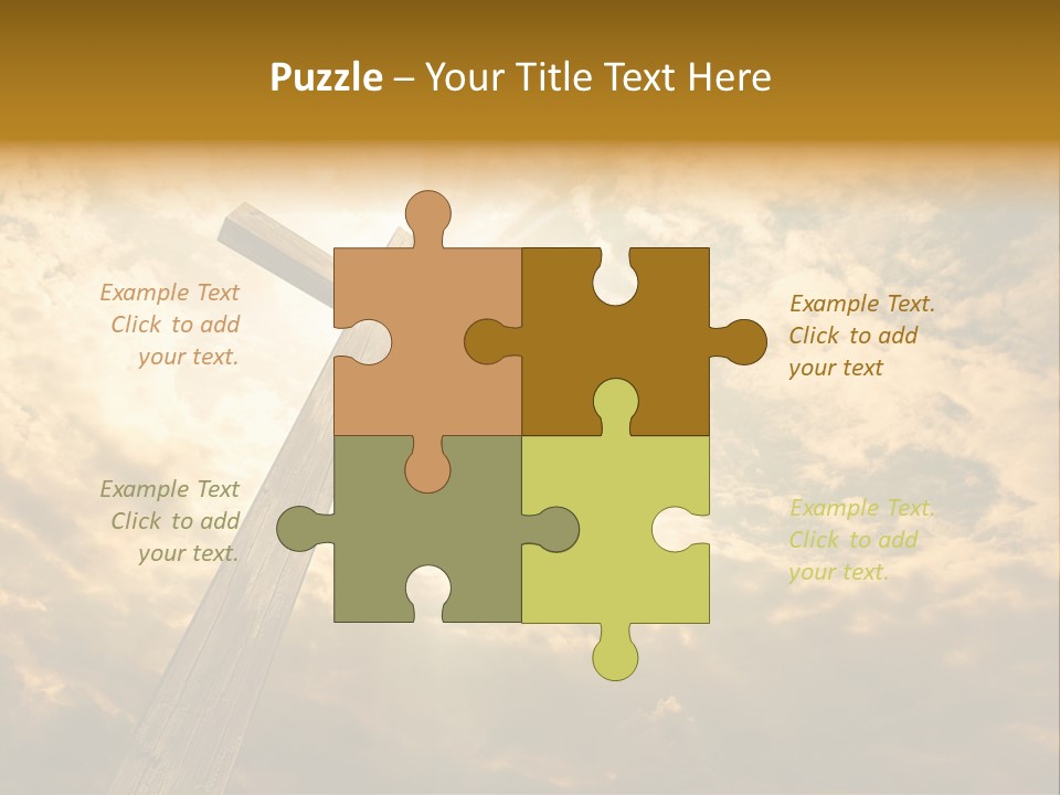 Faith Holy Sky PowerPoint Template