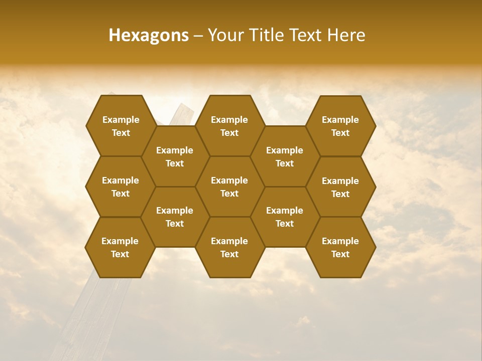 Faith Holy Sky PowerPoint Template