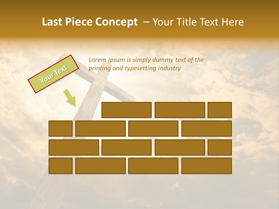 Faith Holy Sky PowerPoint Template