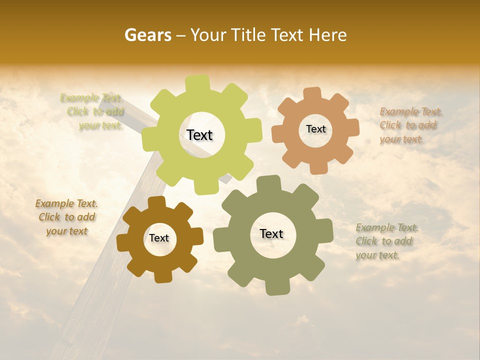 Faith Holy Sky PowerPoint Template