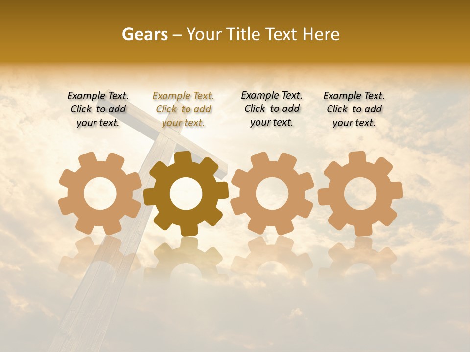 Faith Holy Sky PowerPoint Template