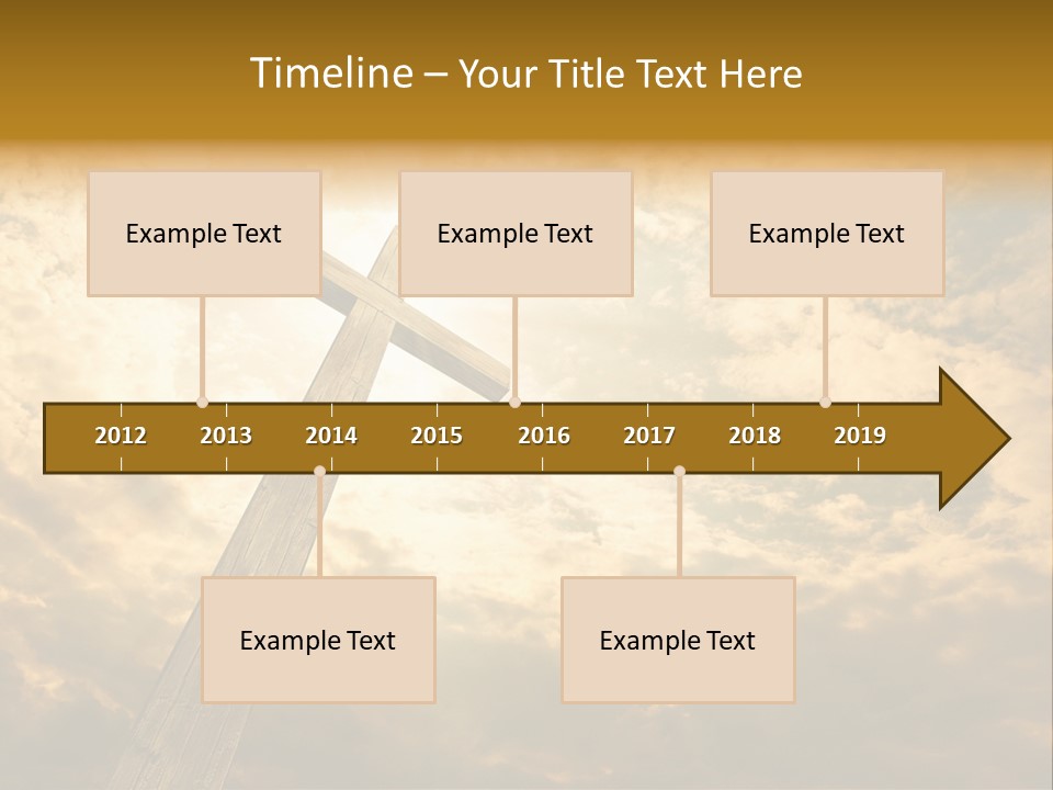 Faith Holy Sky PowerPoint Template