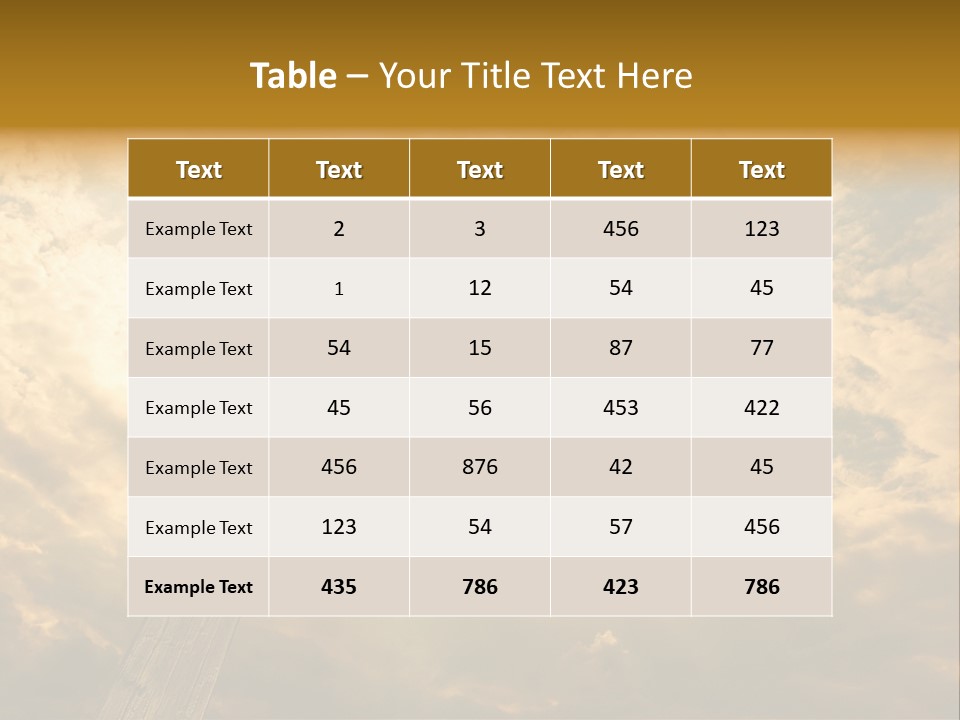 Faith Holy Sky PowerPoint Template