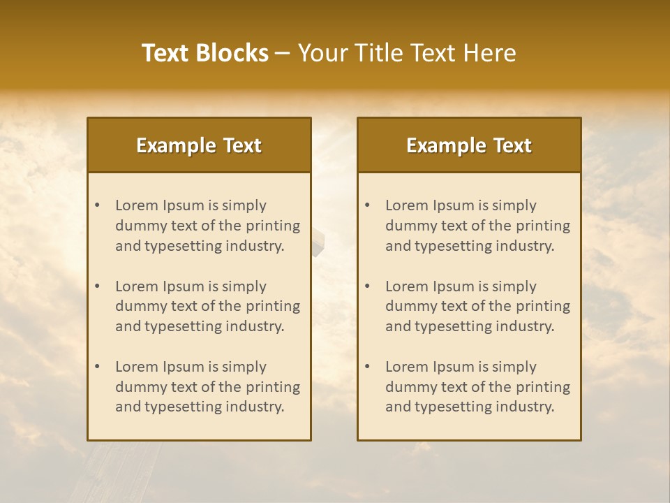 Faith Holy Sky PowerPoint Template