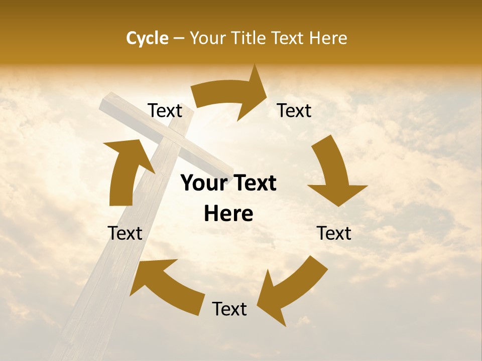 Faith Holy Sky PowerPoint Template