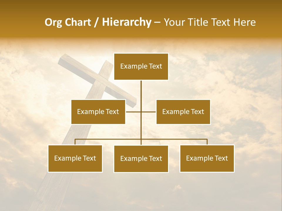 Faith Holy Sky PowerPoint Template