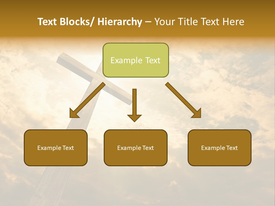 Faith Holy Sky PowerPoint Template