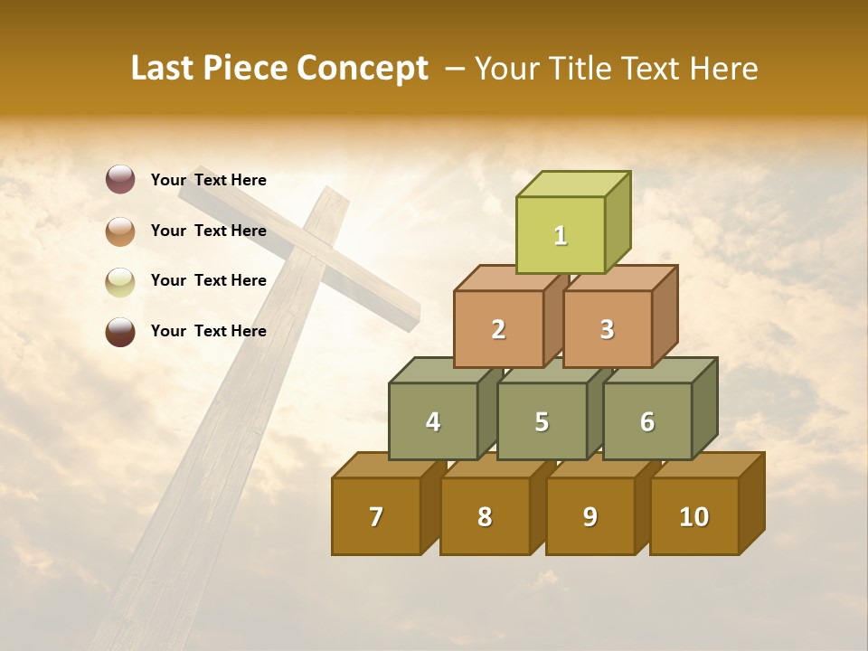 Faith Holy Sky PowerPoint Template