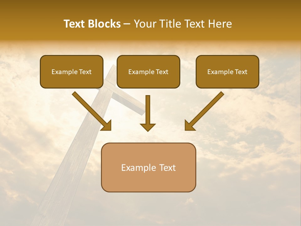 Faith Holy Sky PowerPoint Template