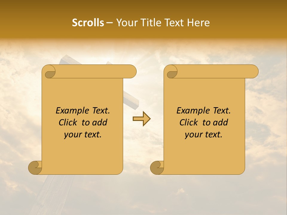 Faith Holy Sky PowerPoint Template