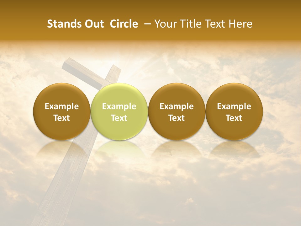 Faith Holy Sky PowerPoint Template