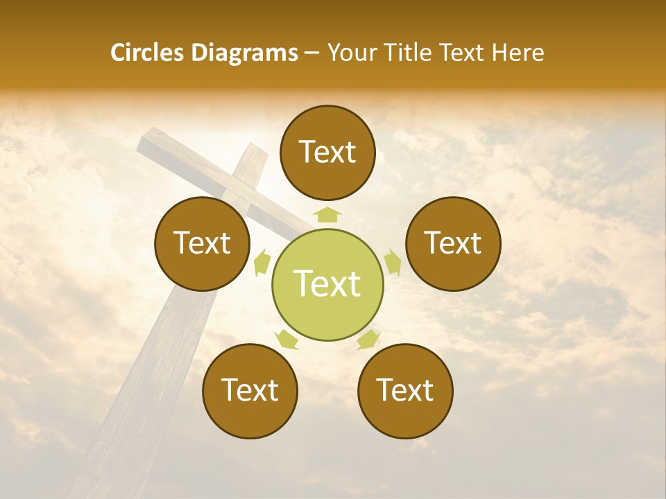 Faith Holy Sky PowerPoint Template