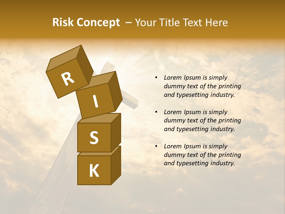 Faith Holy Sky PowerPoint Template