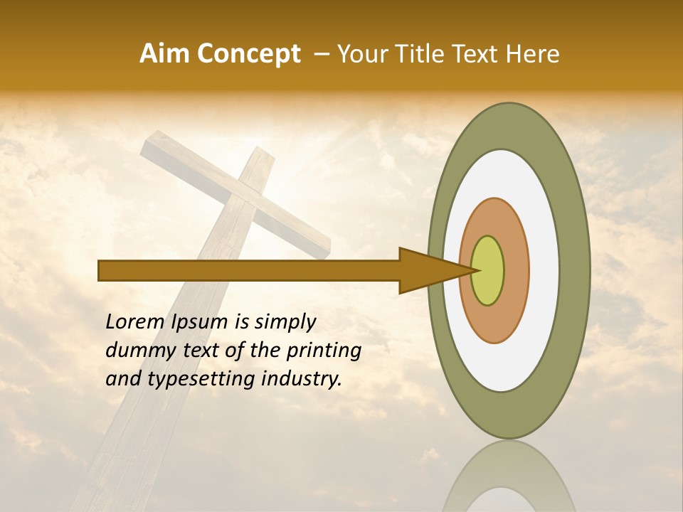 Faith Holy Sky PowerPoint Template