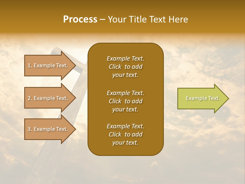 Faith Holy Sky PowerPoint Template