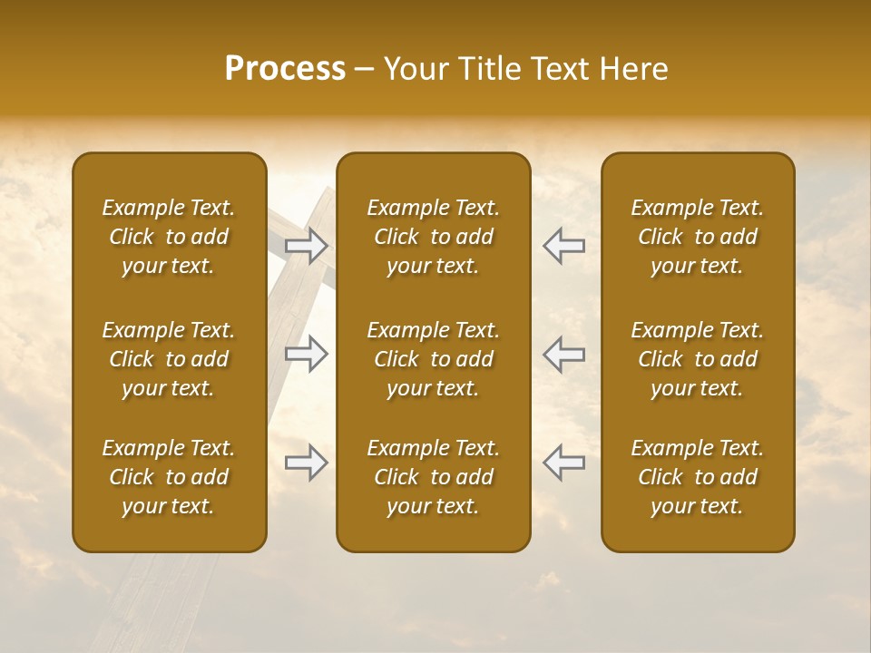 Faith Holy Sky PowerPoint Template