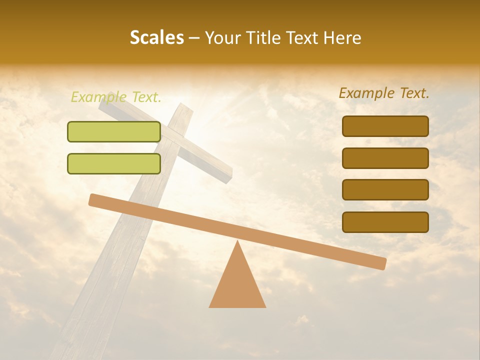 Faith Holy Sky PowerPoint Template