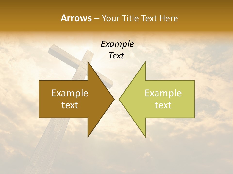 Faith Holy Sky PowerPoint Template