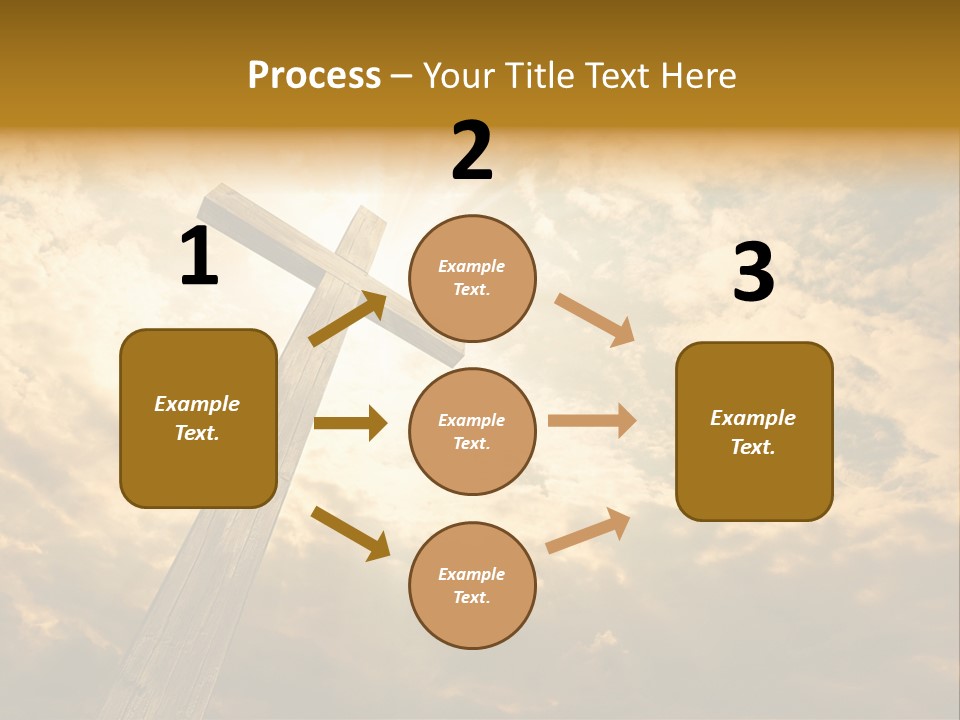 Faith Holy Sky PowerPoint Template