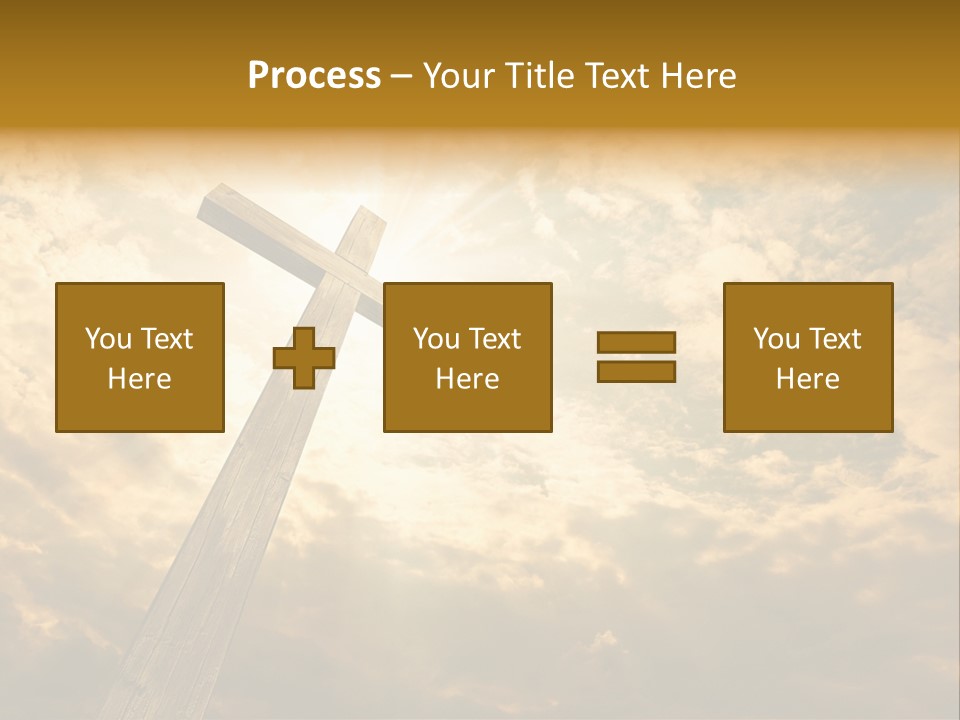 Faith Holy Sky PowerPoint Template