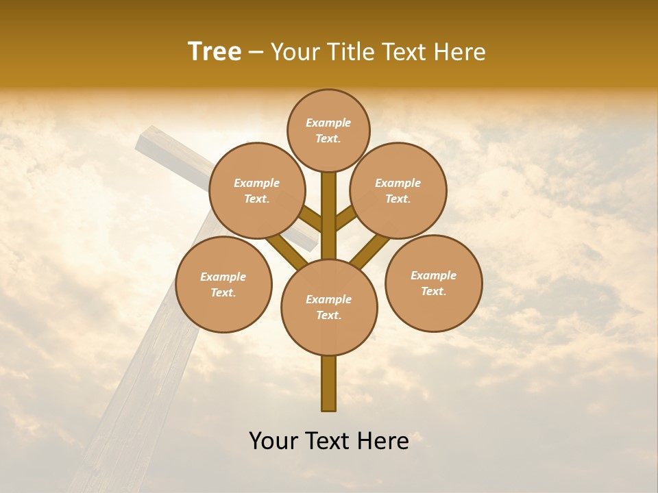 Faith Holy Sky PowerPoint Template