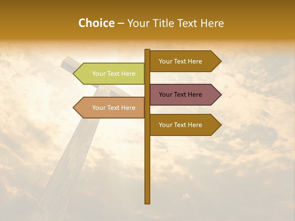 Faith Holy Sky PowerPoint Template
