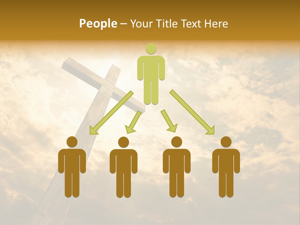 Faith Holy Sky PowerPoint Template