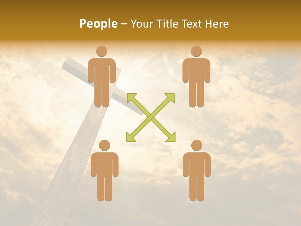 Faith Holy Sky PowerPoint Template