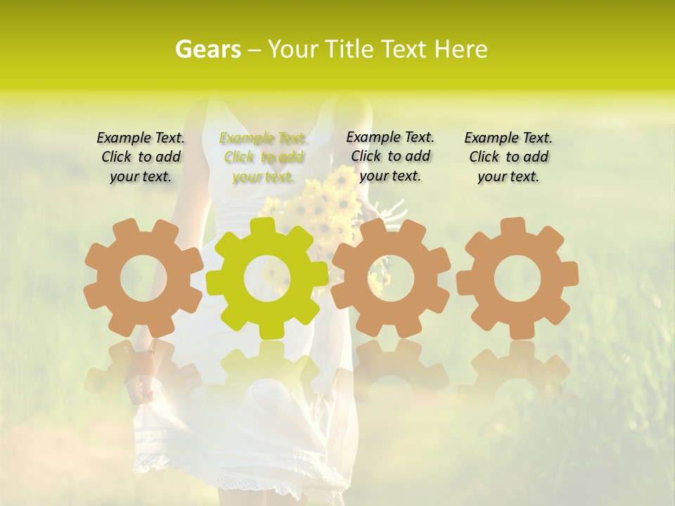 Recognition Ladders Medals PowerPoint Template