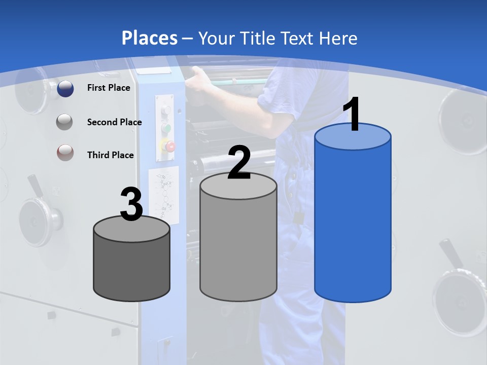 Color Machine Plant PowerPoint Template