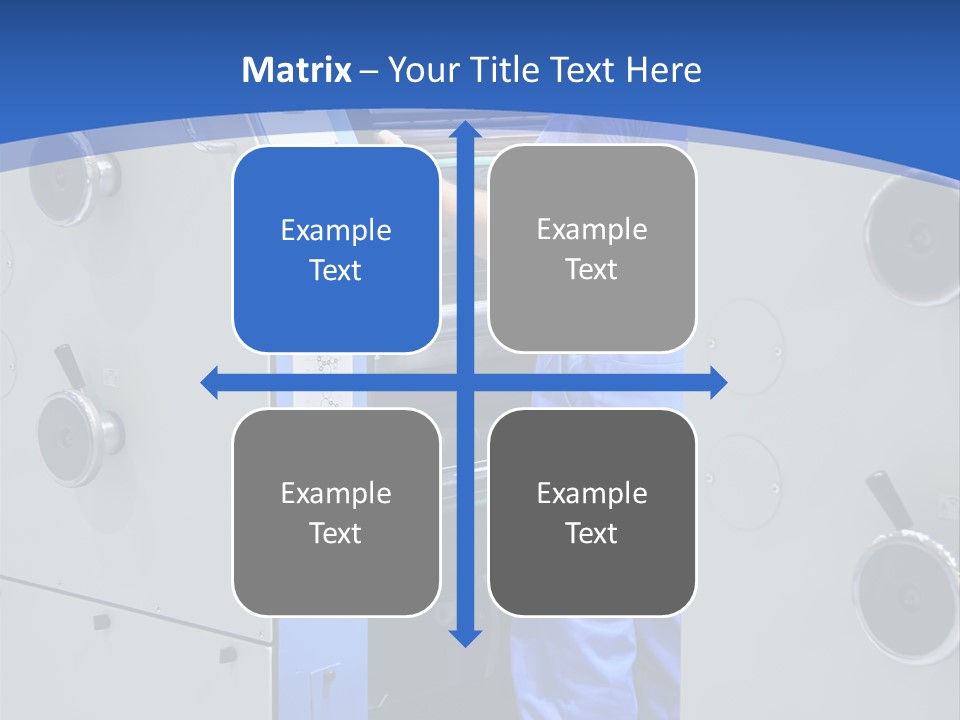 Color Machine Plant PowerPoint Template