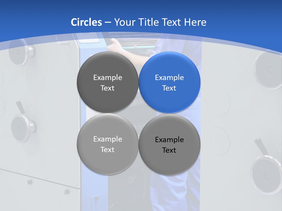 Color Machine Plant PowerPoint Template
