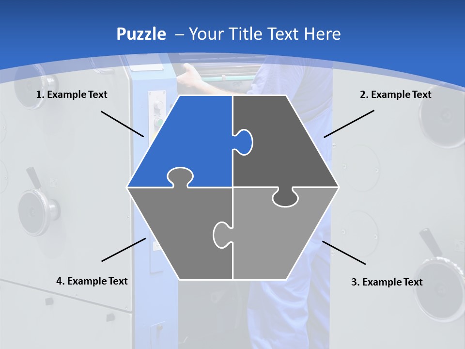 Color Machine Plant PowerPoint Template