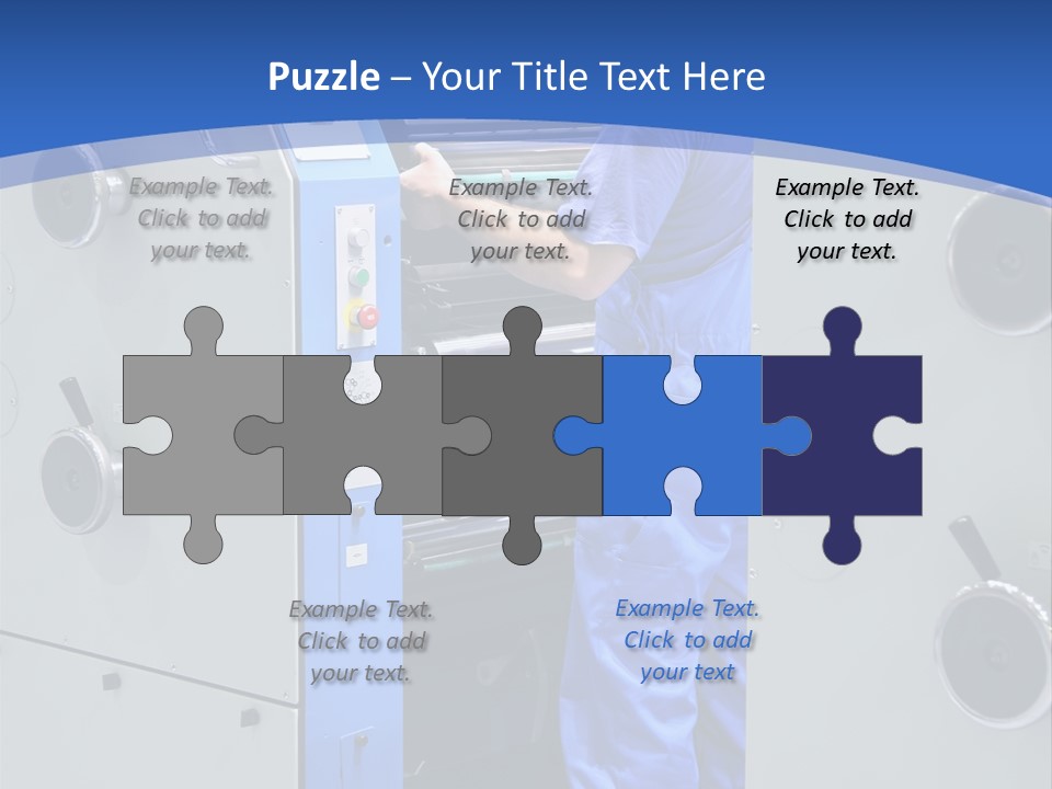 Color Machine Plant PowerPoint Template