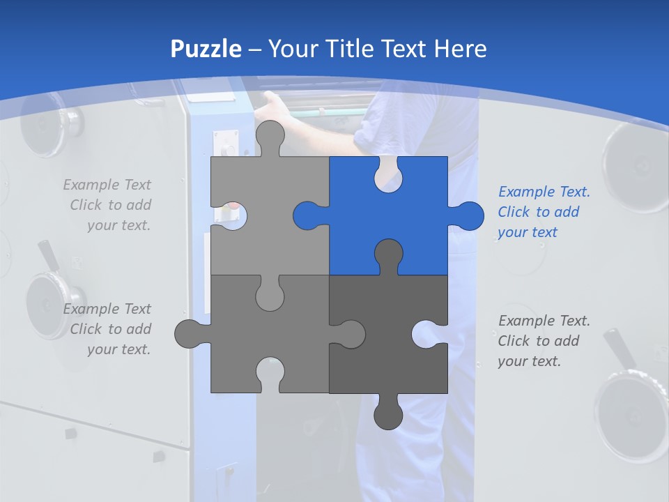 Color Machine Plant PowerPoint Template