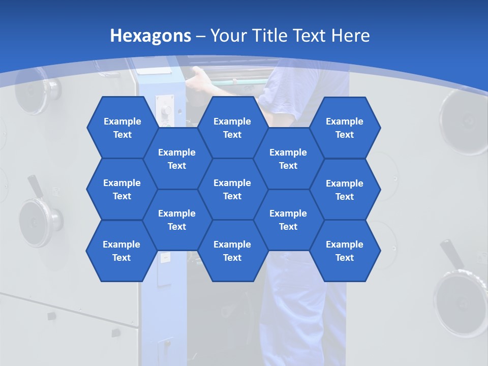 Color Machine Plant PowerPoint Template