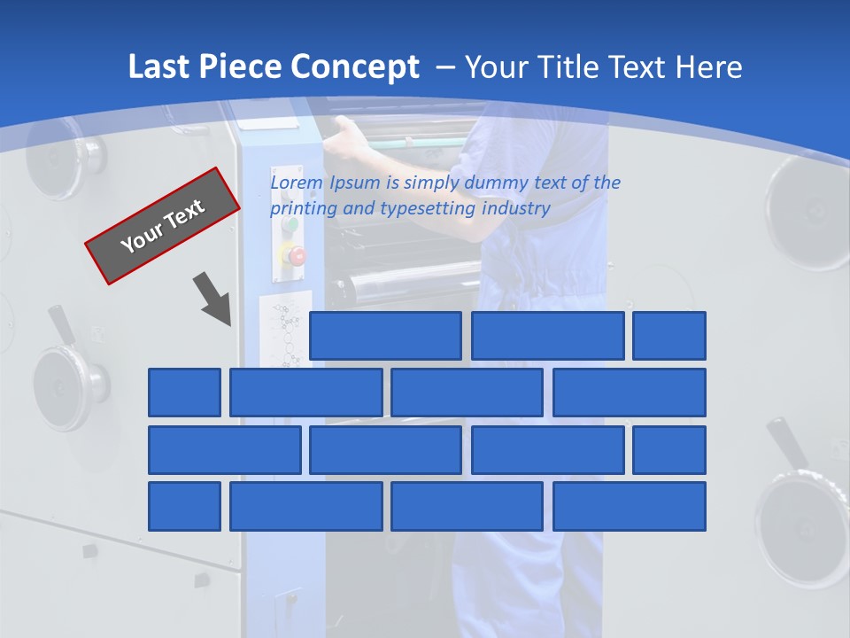 Color Machine Plant PowerPoint Template