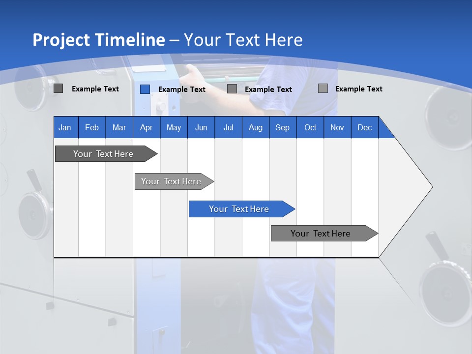 Color Machine Plant PowerPoint Template