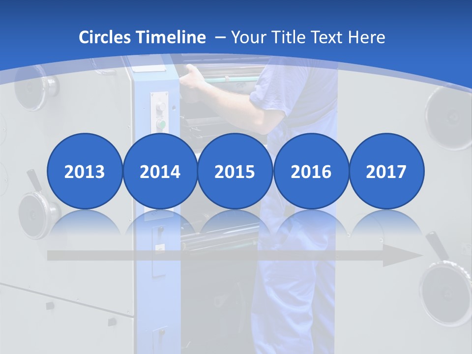 Color Machine Plant PowerPoint Template