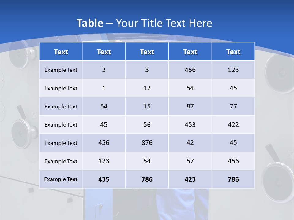 Color Machine Plant PowerPoint Template