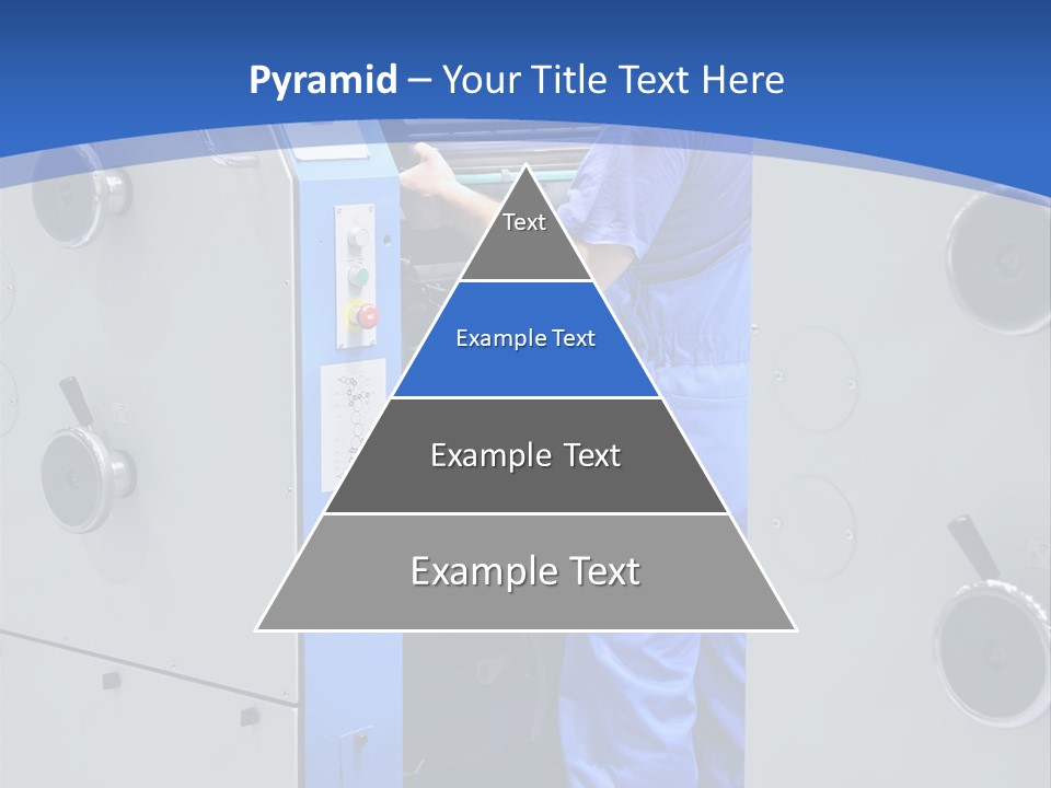 Color Machine Plant PowerPoint Template
