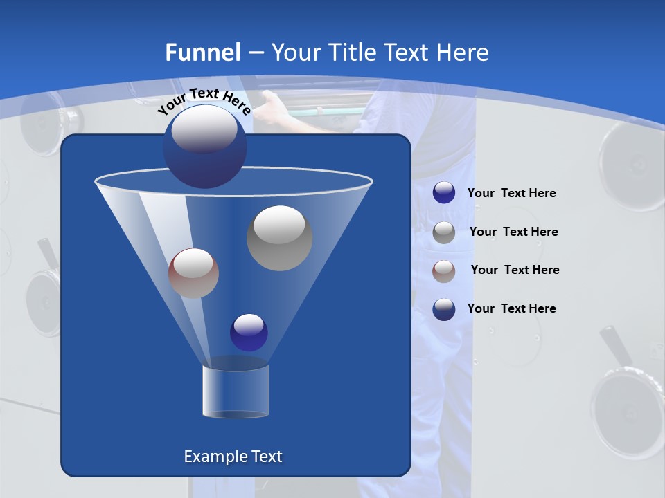 Color Machine Plant PowerPoint Template