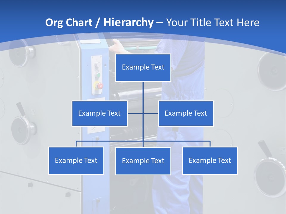 Color Machine Plant PowerPoint Template
