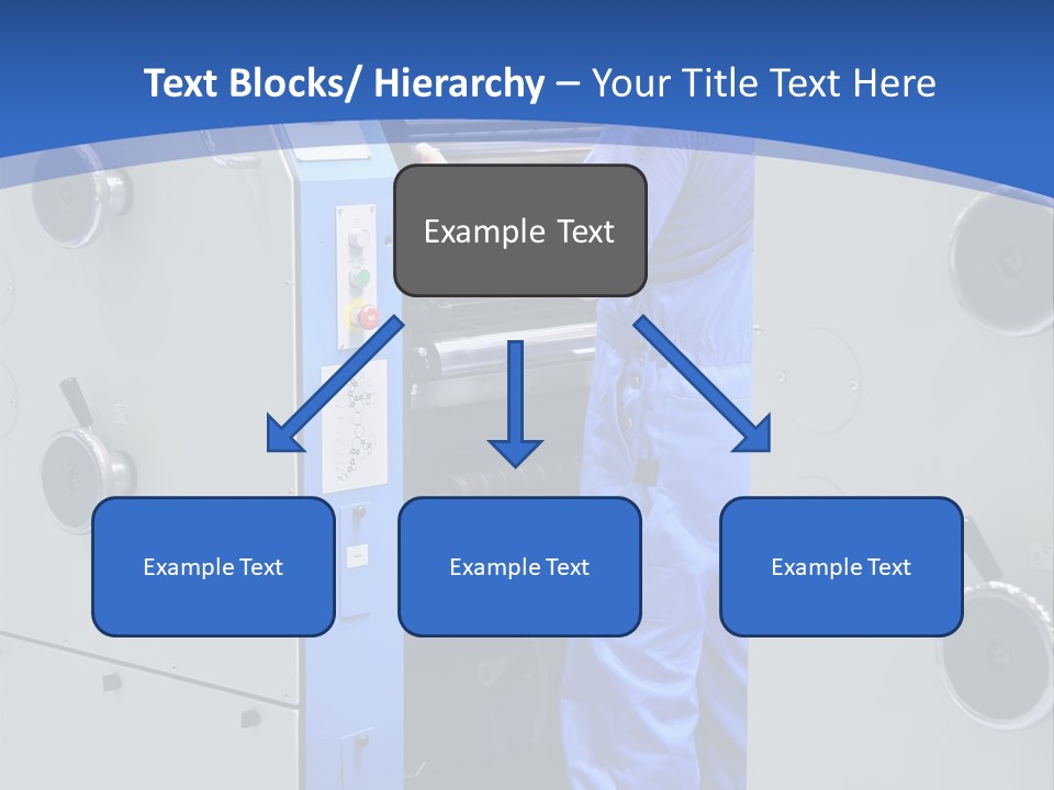 Color Machine Plant PowerPoint Template