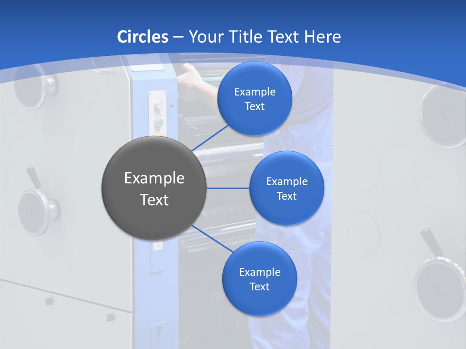 Color Machine Plant PowerPoint Template