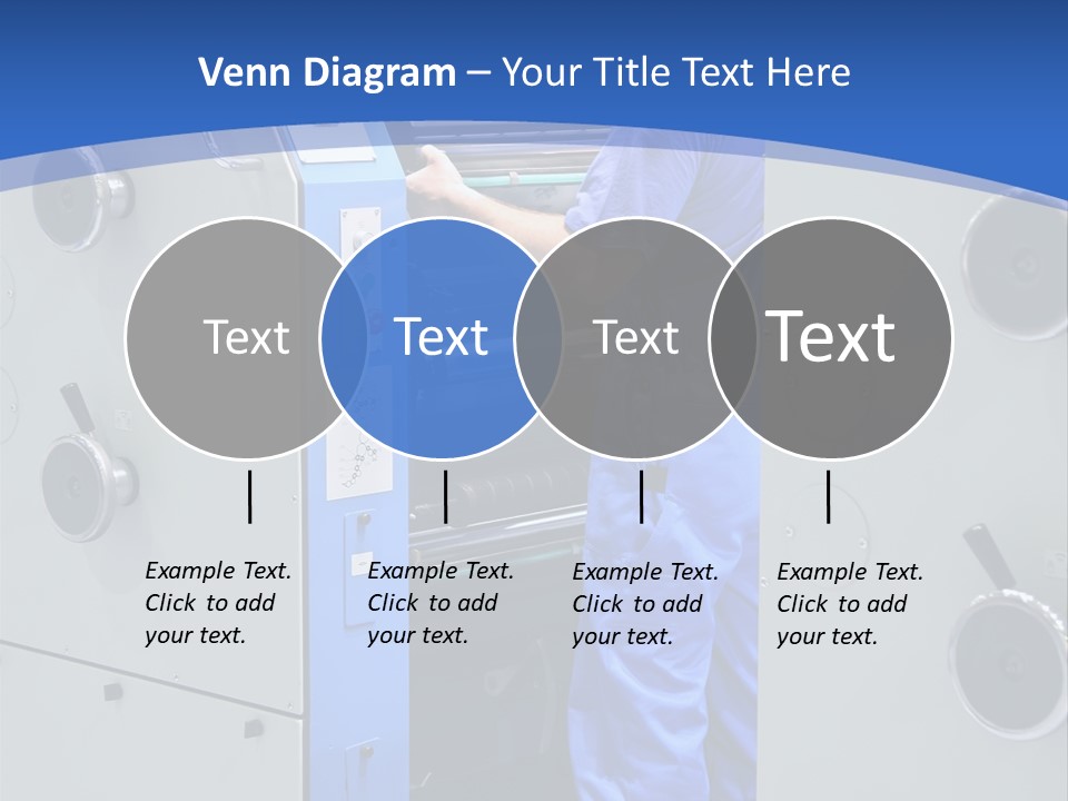Color Machine Plant PowerPoint Template
